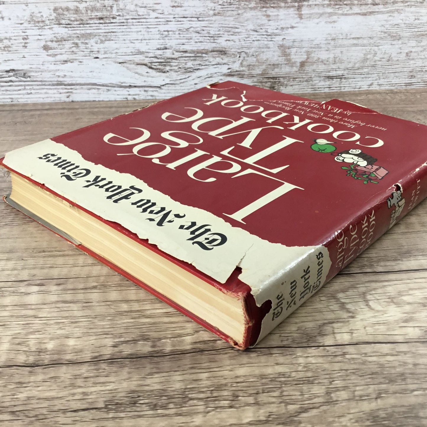 The New York Times Large Type Cookbook By Jean Hewitt Hardcover 1968