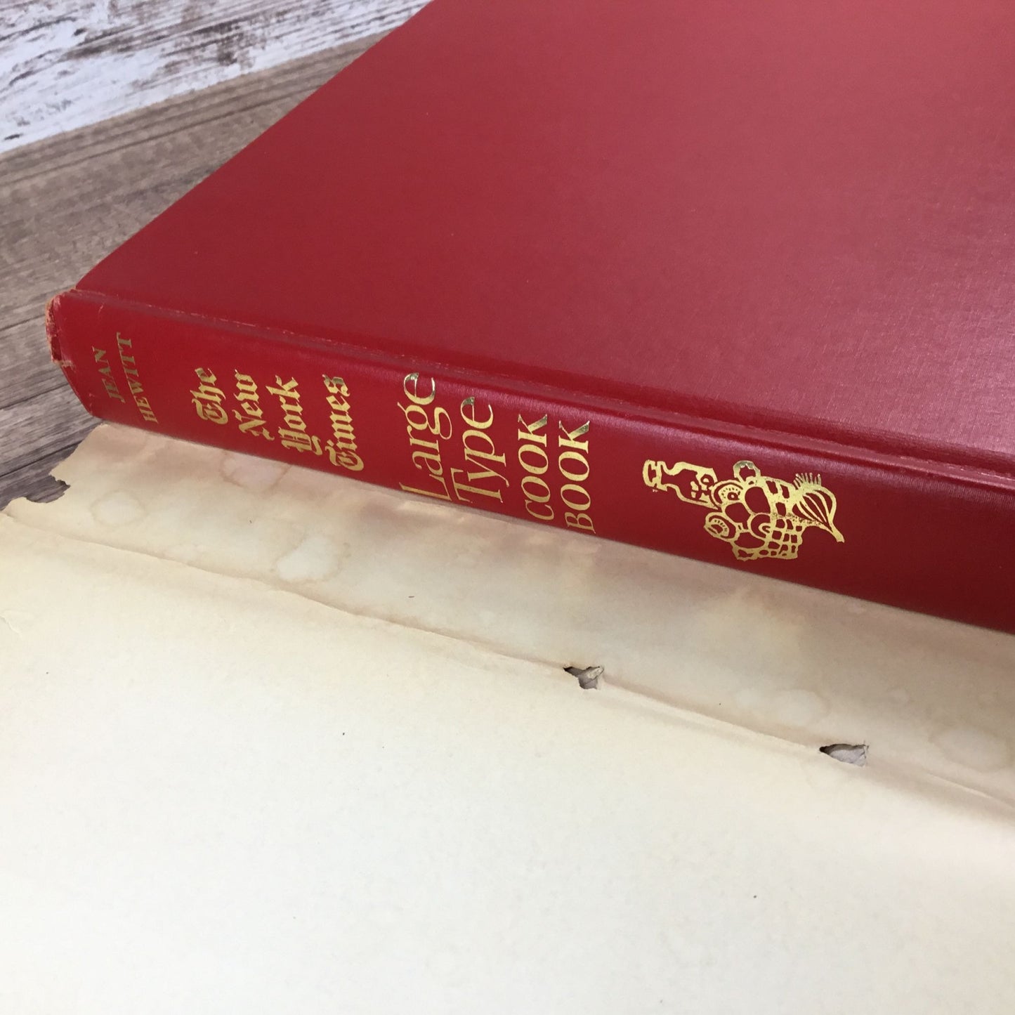 The New York Times Large Type Cookbook By Jean Hewitt Hardcover 1968