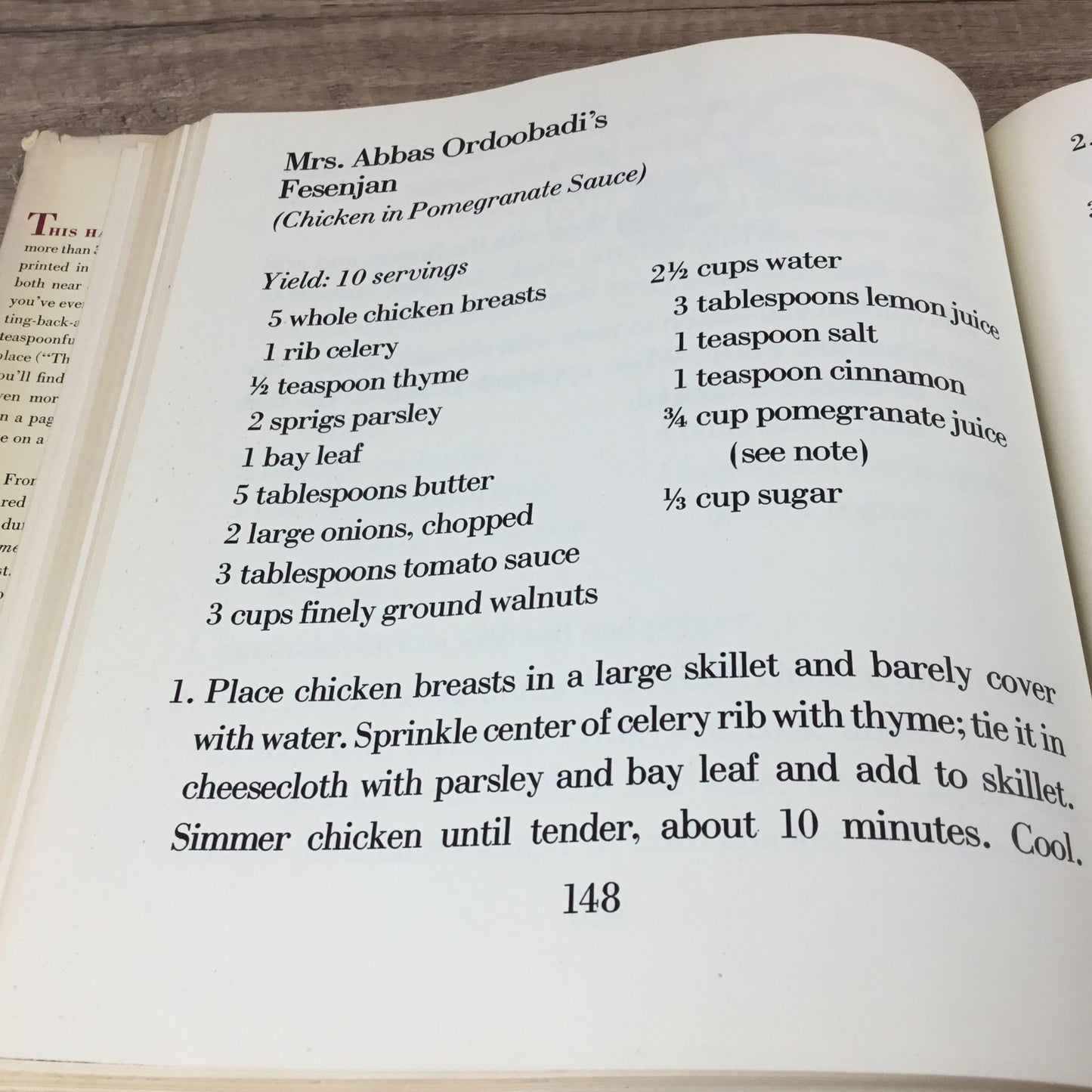 The New York Times Large Type Cookbook By Jean Hewitt Hardcover 1968