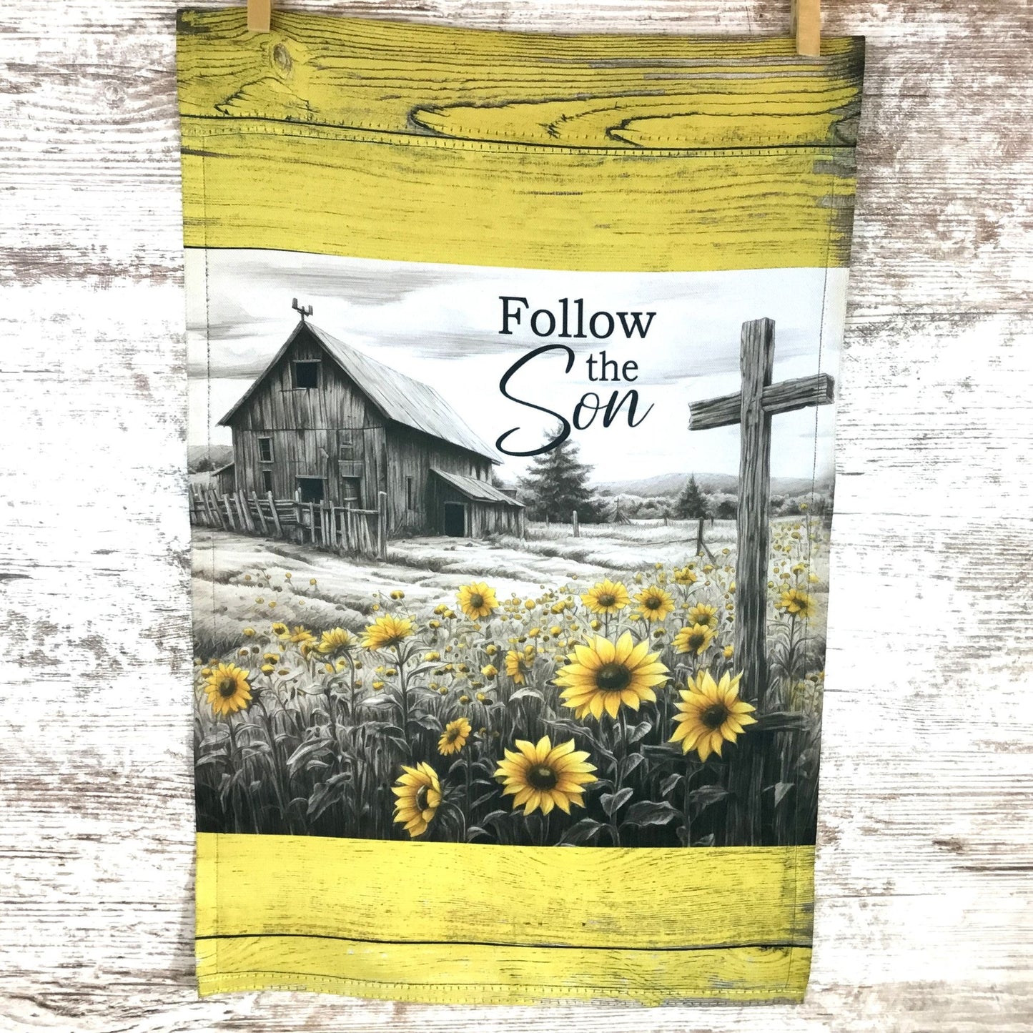 Follow the Son Religious Garden Flag