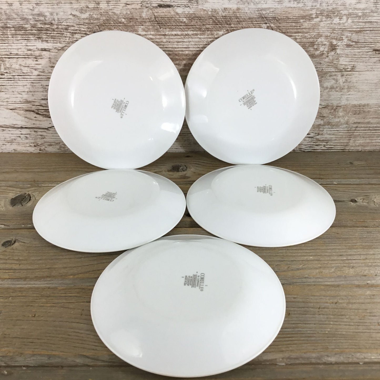 Set Of 5 Corelle Friendship 6 3/4" Bread/Dessert Plates Floral Pastel Pattern