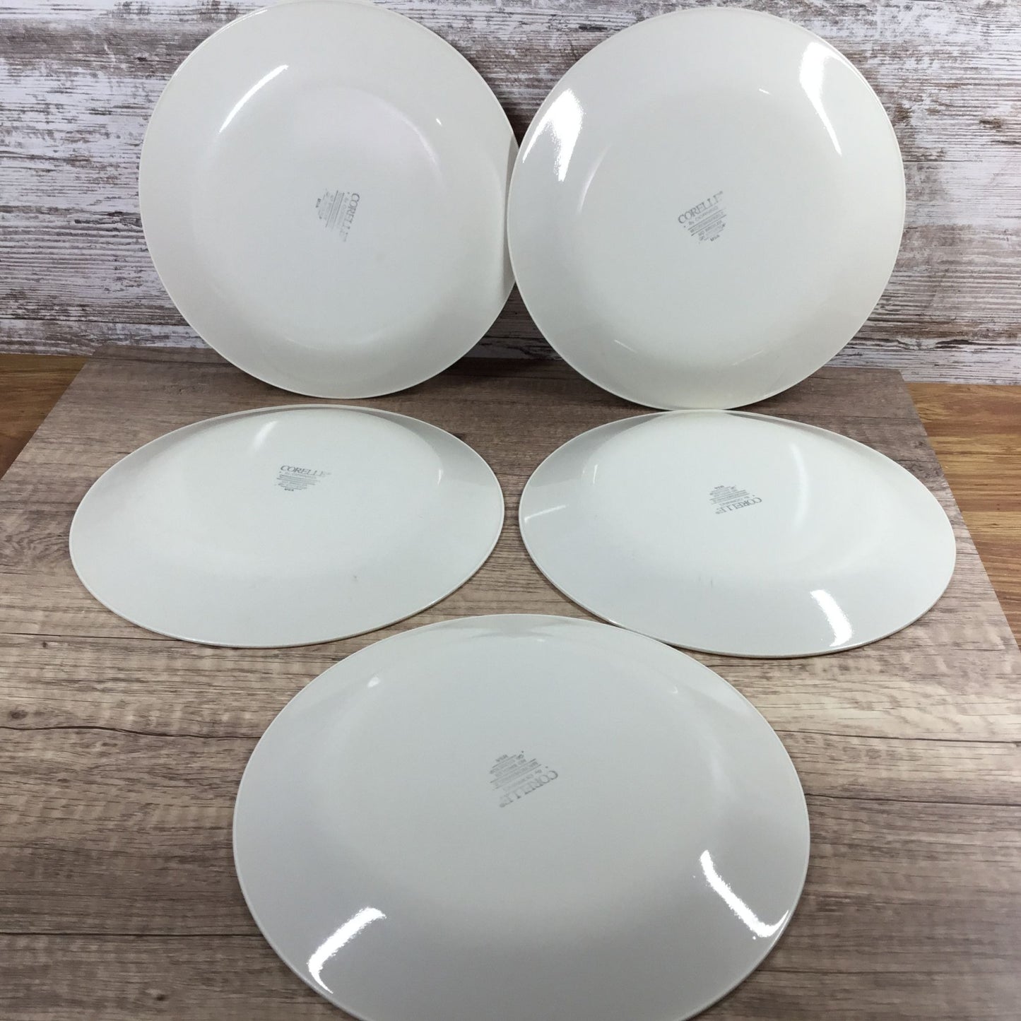 Set of 5 Corelle First Of Spring 10 1/4" Dinner Plates Floral Blue White Beige