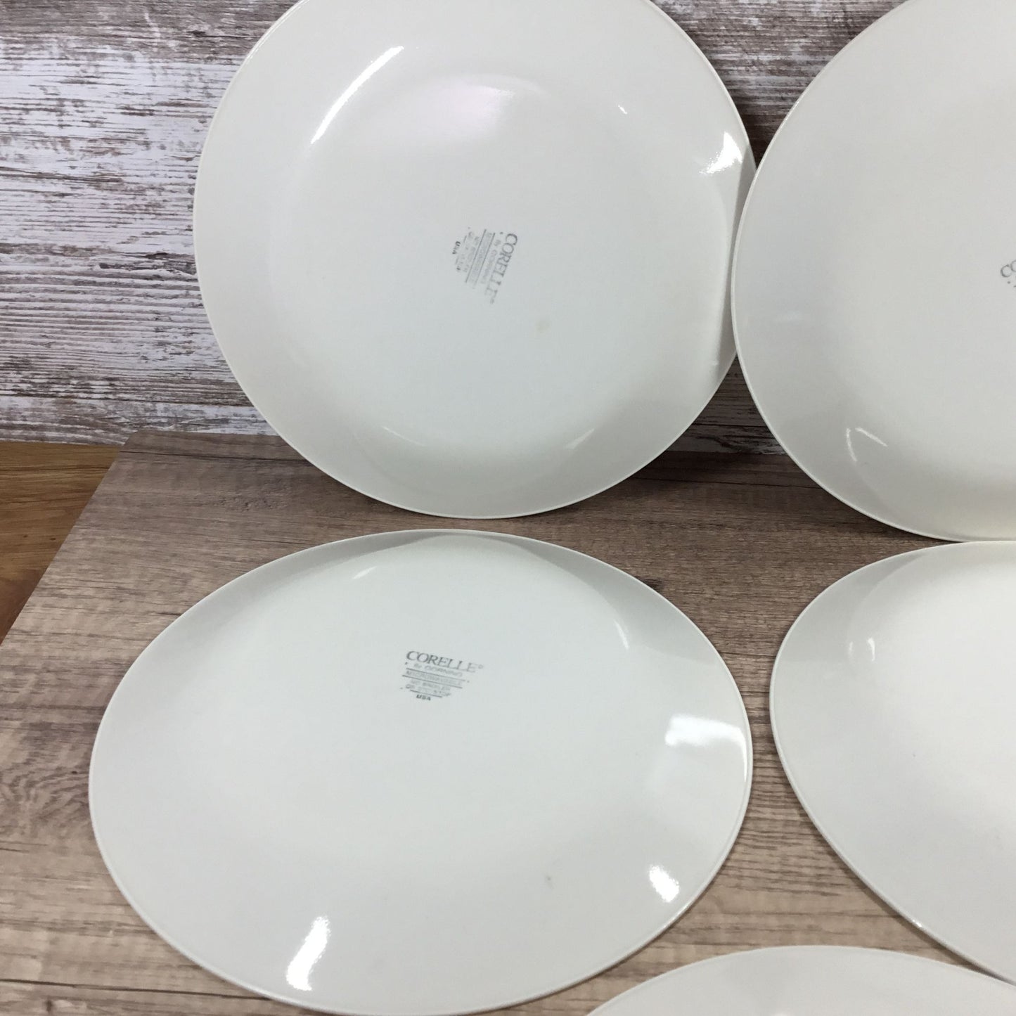 Set of 5 Corelle First Of Spring 10 1/4" Dinner Plates Floral Blue White Beige