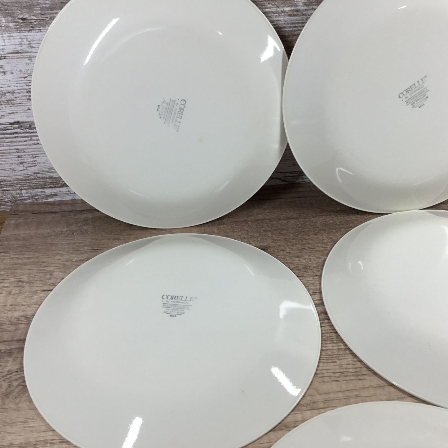 Set of 5 Corelle First Of Spring 10 1/4" Dinner Plates Floral Blue White Beige