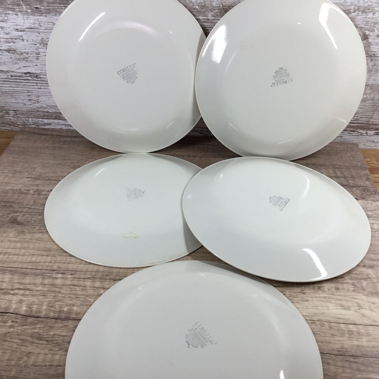 Set of 5 Corelle First Of Spring 10 1/4" Dinner Plates Floral Blue White Beige