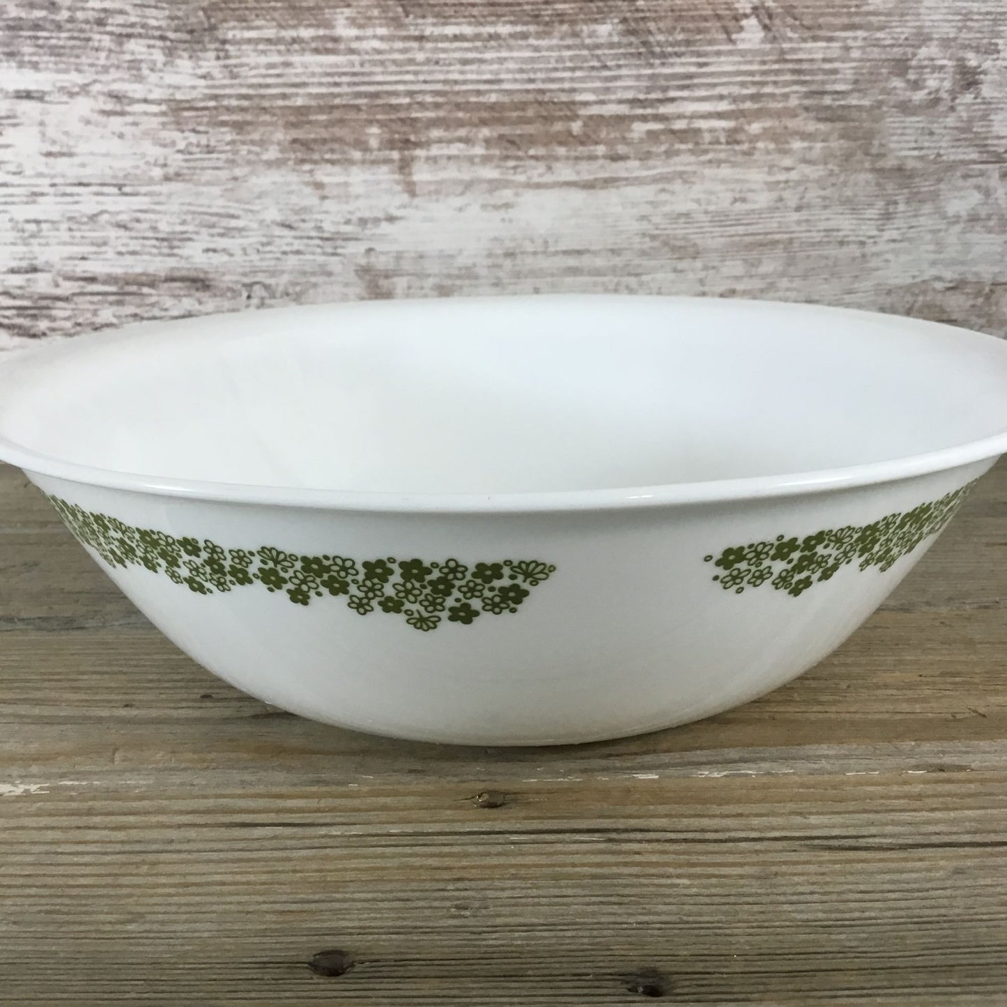 Corning Corelle Green Crazy Daisy Spring Blossom Serving Bowl 10 1/4"