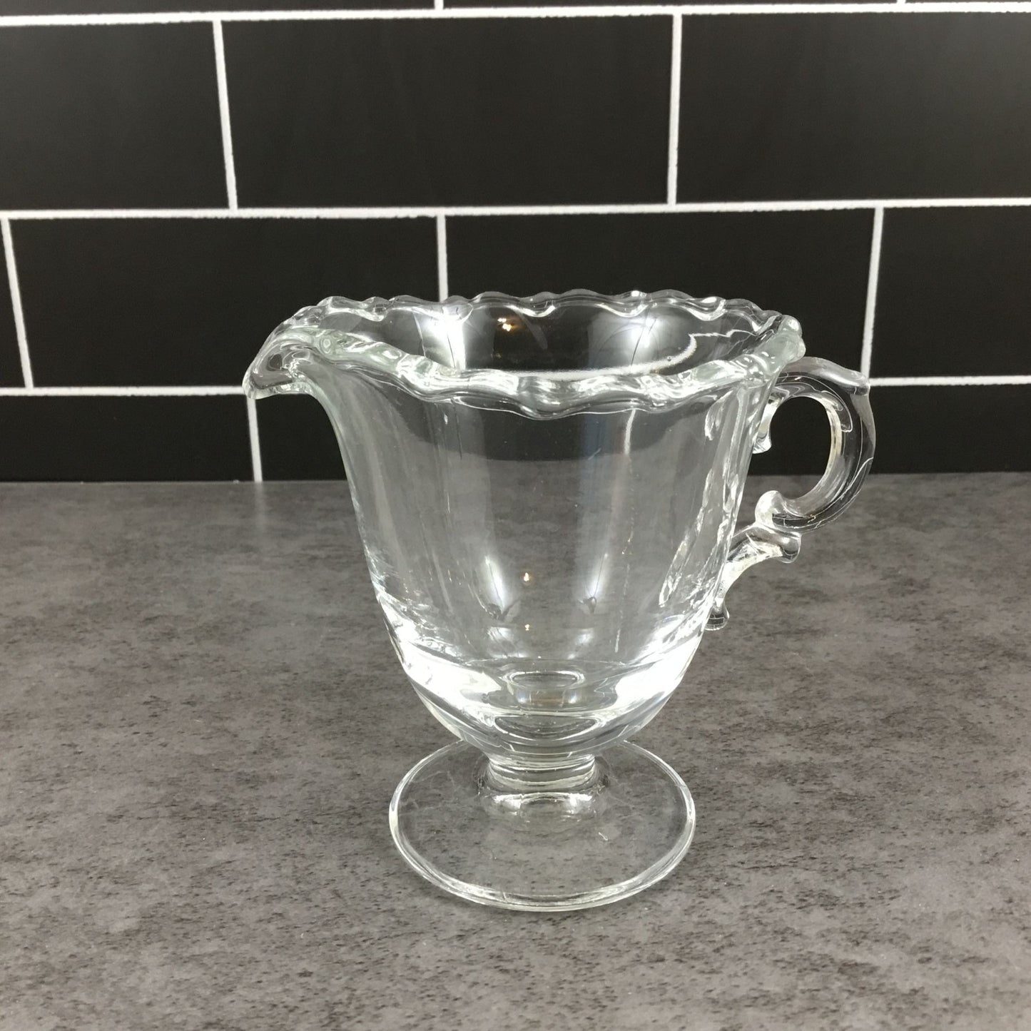 Fostoria Century Creamer Elegant Clear Glass