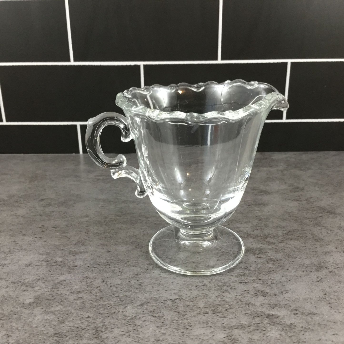 Vintage Fostoria Century Creamer Elegant Clear Glass 1950s