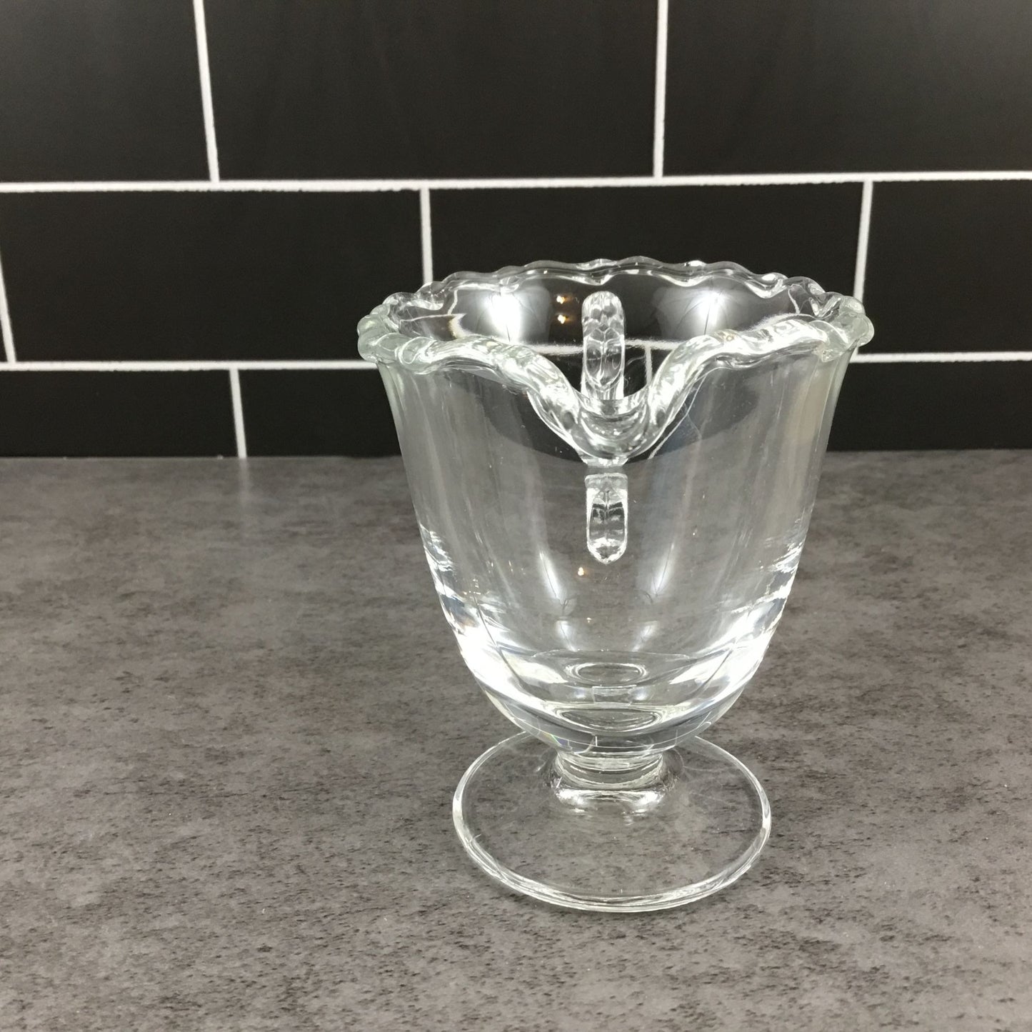 Vintage Fostoria Century Creamer Elegant Clear Glass 1950s