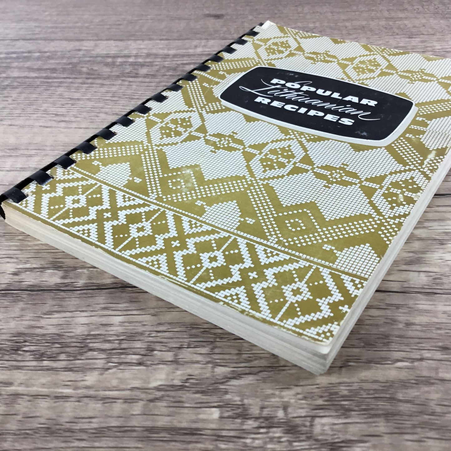 Popular Lithuanian Recipes Cookbook 1967 Josephine J. Dauzvardis Spiral Bound
