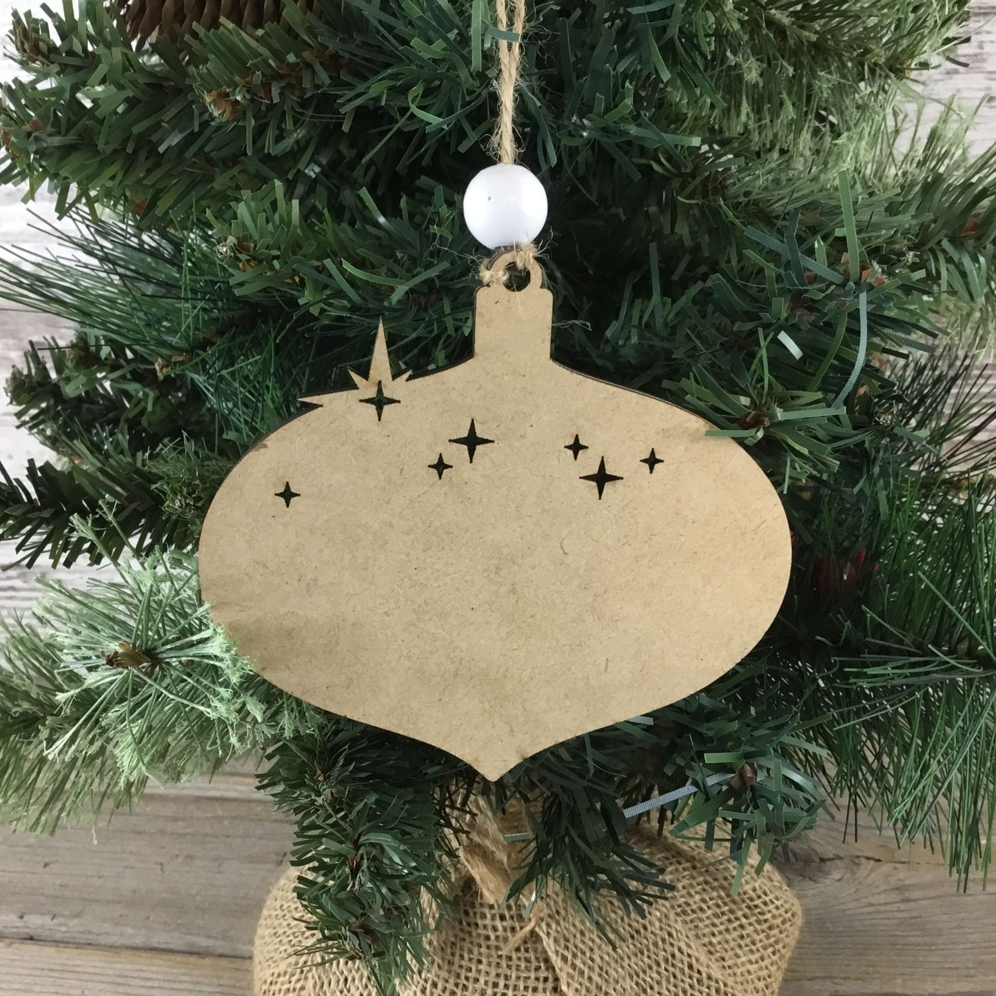 Set of 5 Handmade Religious Layered Christmas Ornaments