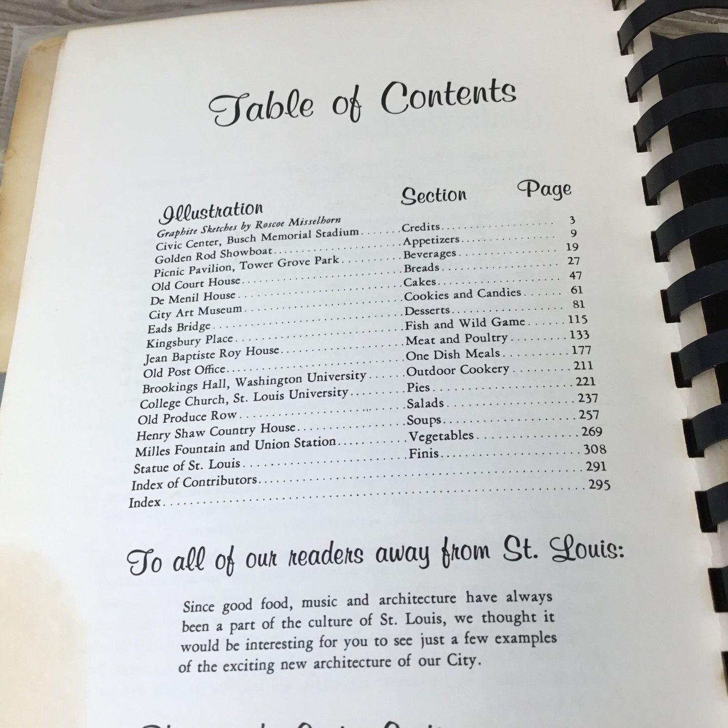 Vintage 1964 The Saint Louis Cookbook Bicentennial Issue Spiral Bound