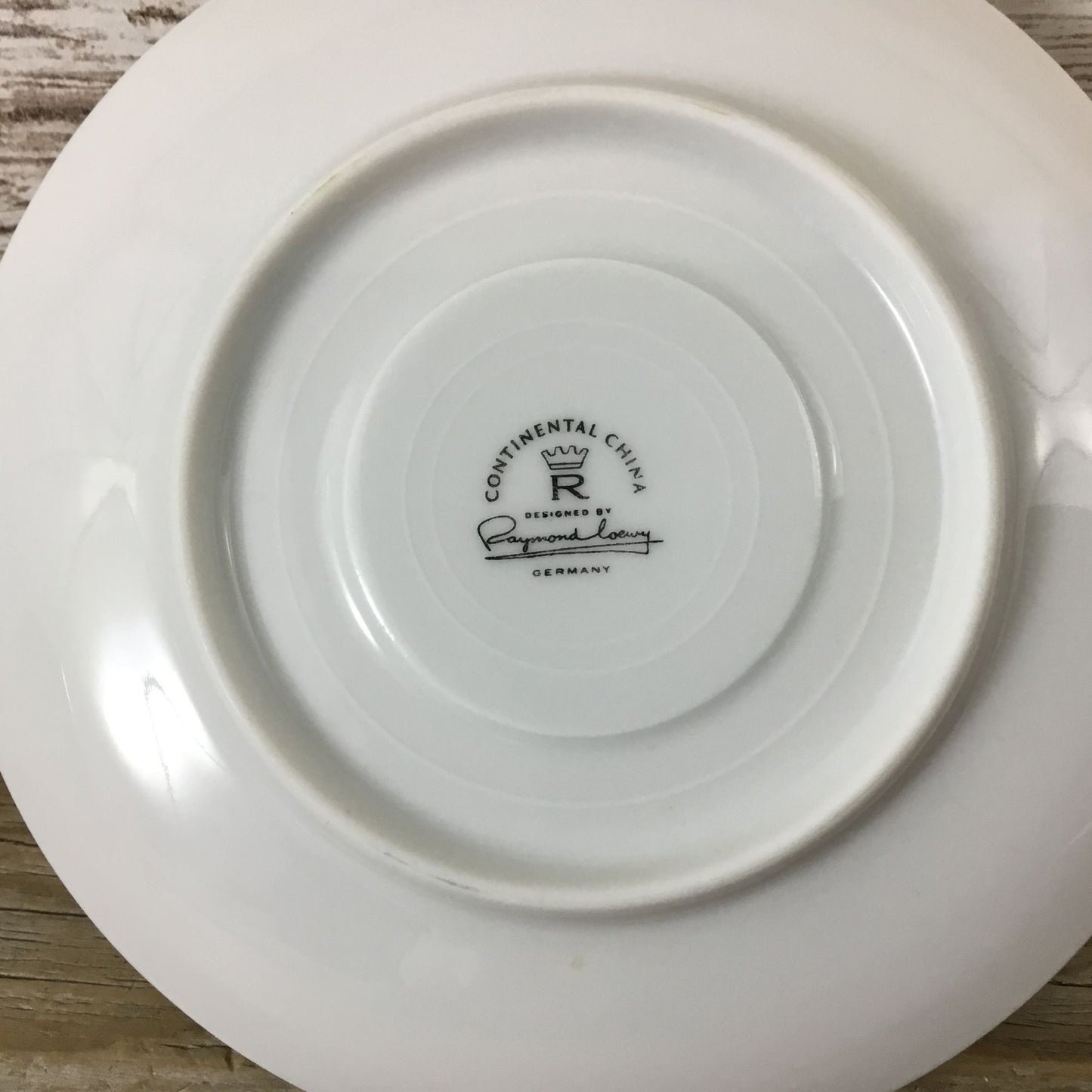 Raymond Loewy Continental China White 1 Cup & 1 Saucer Set Germany