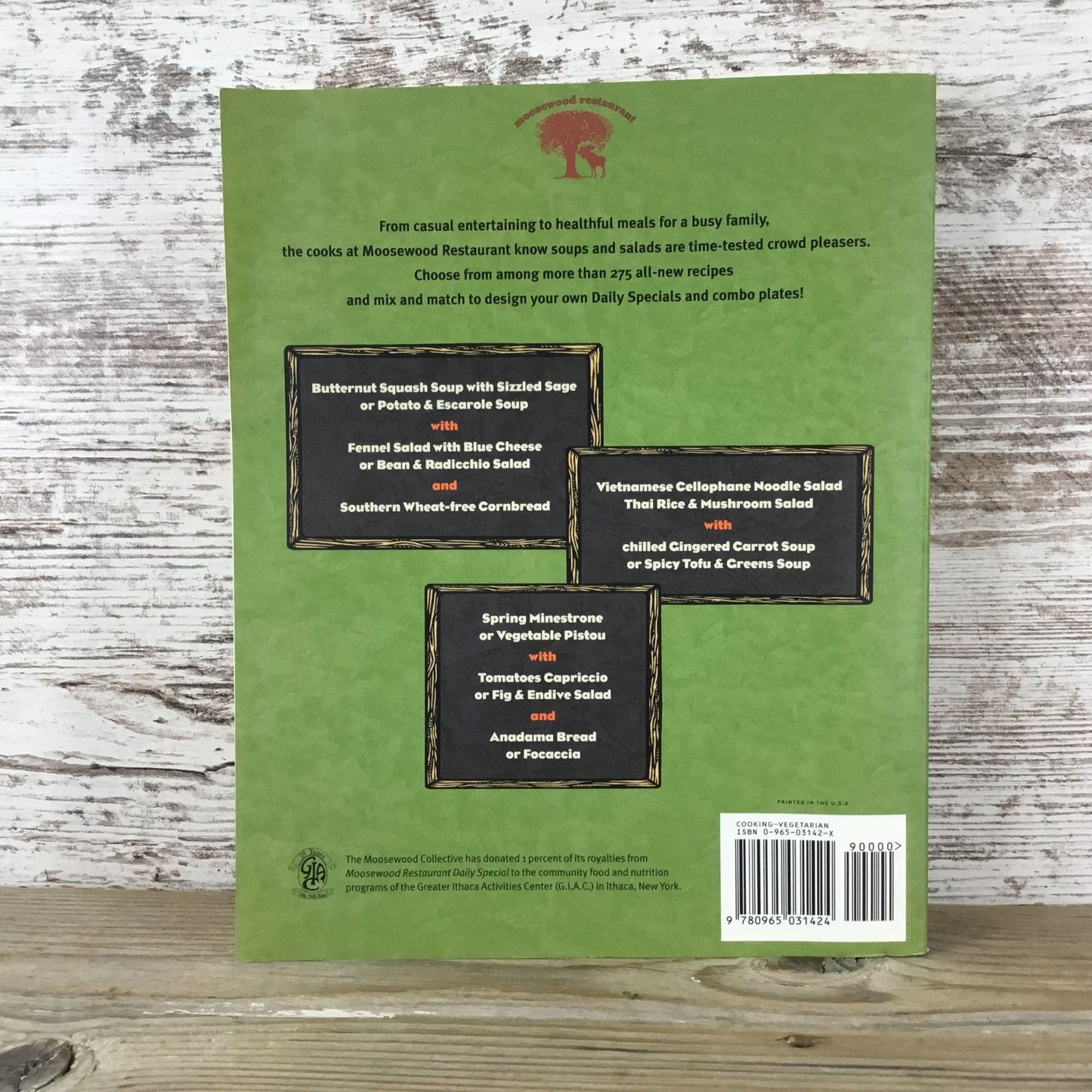 Moosewood Restaurant Daily Special Cookbook 1999 First Edition