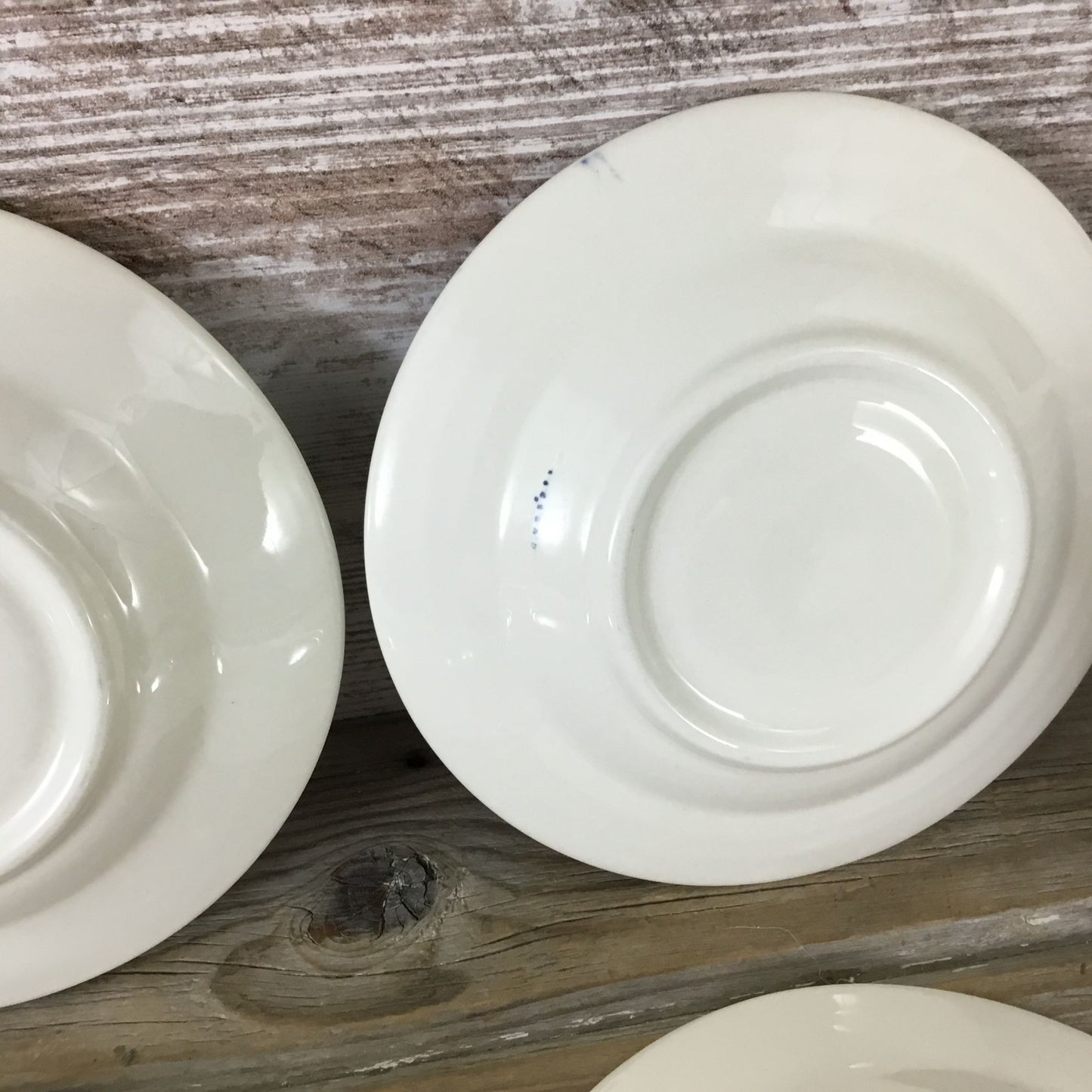 6 Sets Homer Laughlin Stratwood Collection Blue & White Floral Cups & Saucers