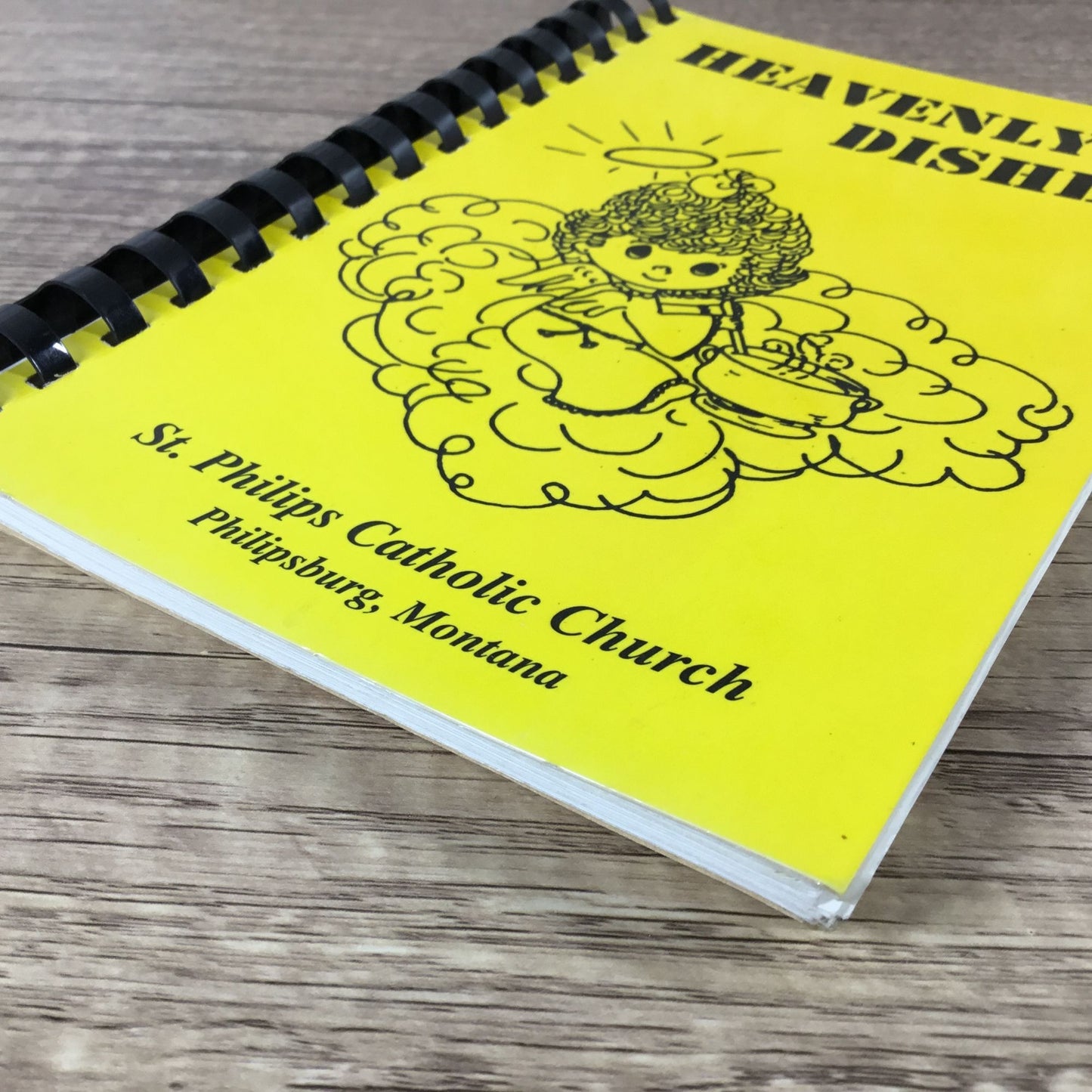 Heavenly Dishes St. Philips Catholic Church Cookbook Spiral-Bound Fundcraft 1991