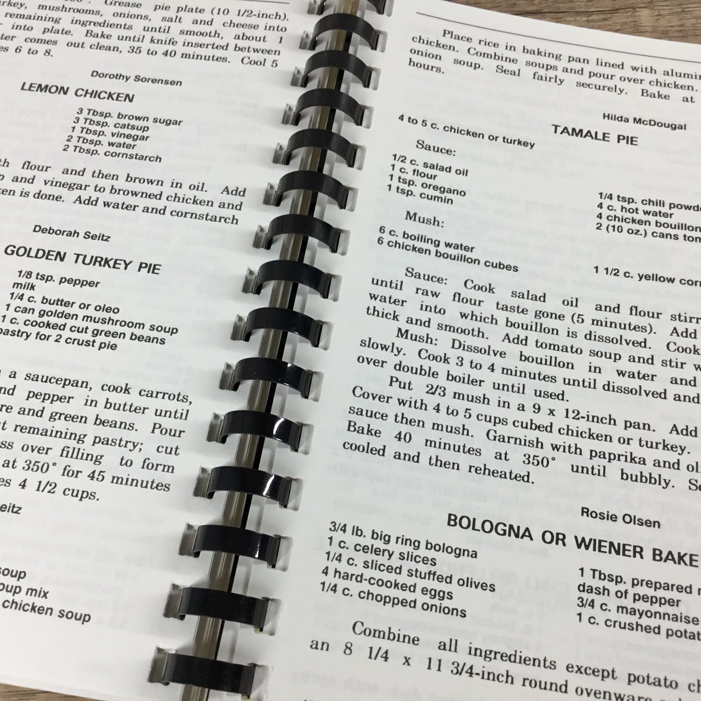 Heavenly Dishes St. Philips Catholic Church Cookbook Spiral-Bound Fundcraft 1991