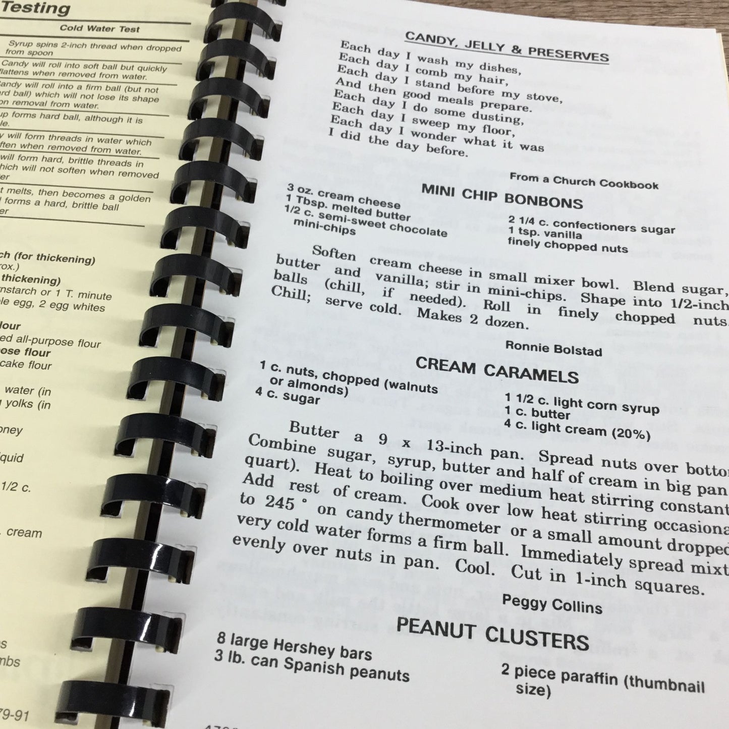 Heavenly Dishes St. Philips Catholic Church Cookbook Spiral-Bound Fundcraft 1991