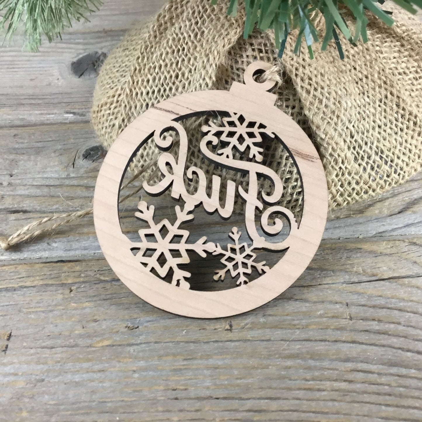 Oh Look Its My Last Fuck And Its Hanging By A String Wood Christmas Ornament