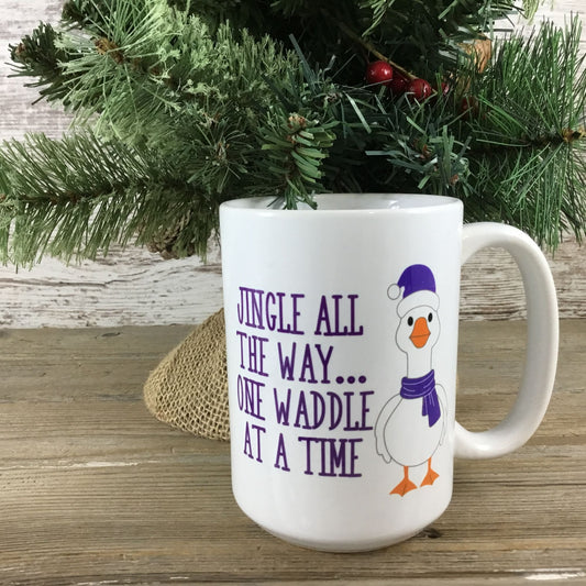 Jingle All the Way Goose 15 oz Ceramic Coffee Mug