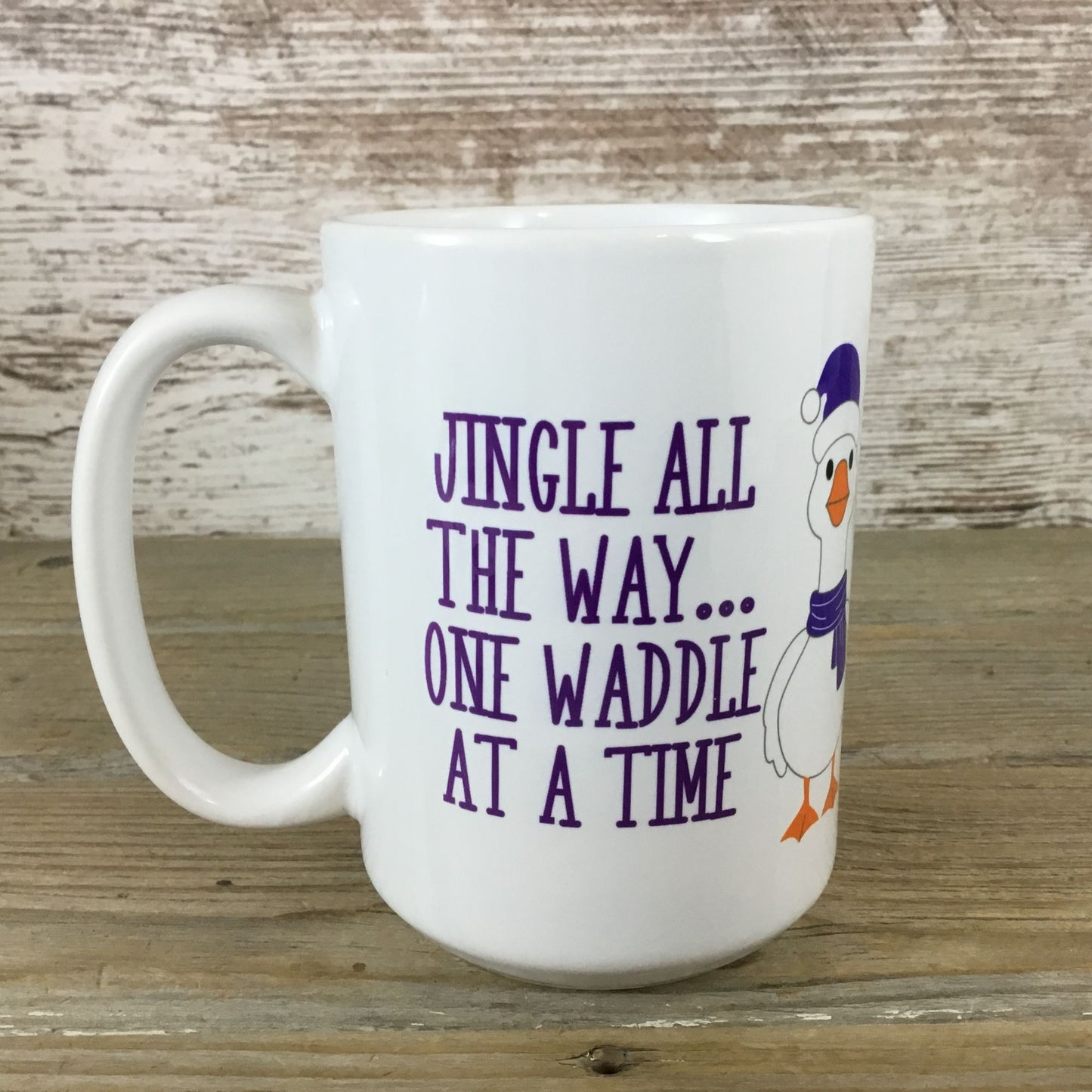 Jingle All the Way Goose 15 oz Ceramic Coffee Mug