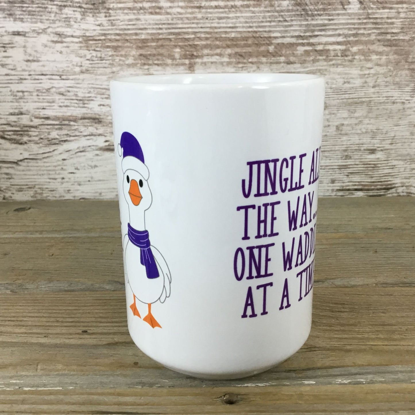 Jingle All the Way Goose 15 oz Ceramic Coffee Mug