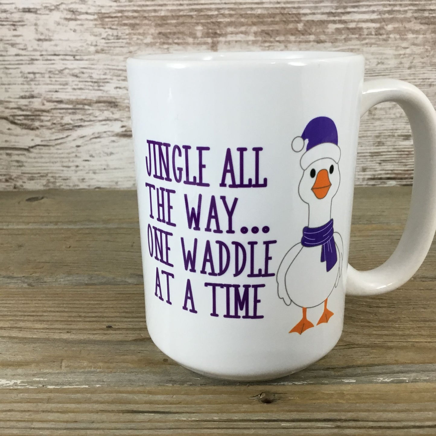 Jingle All the Way Goose 15 oz Ceramic Coffee Mug