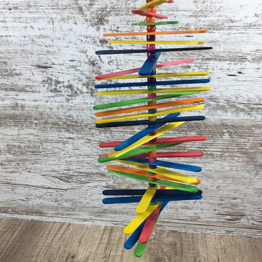 Stack of Sticks Small Wood Bird Toy