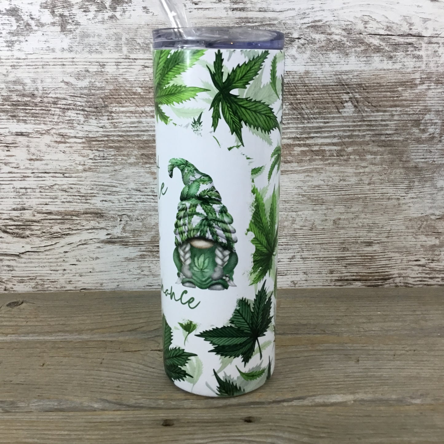 A little High Maintenance Marijuana Gnome Tumbler