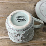 Aqua Chocolate Tea Cup and Saucer by Brownlow 2006 | Dishwasher & Microwave Safe