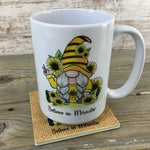 Sunflower Gnome Believe in Miracles Coffee Mug