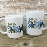 Let it Snow Winter Ceramic Coffee Mug