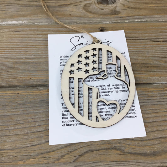 A Sailor’s Heart Story Card Ornament