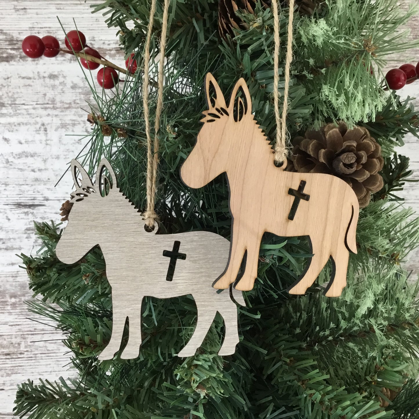 Donkey Story Card Ornament – The Story of the Donkey’s Cross