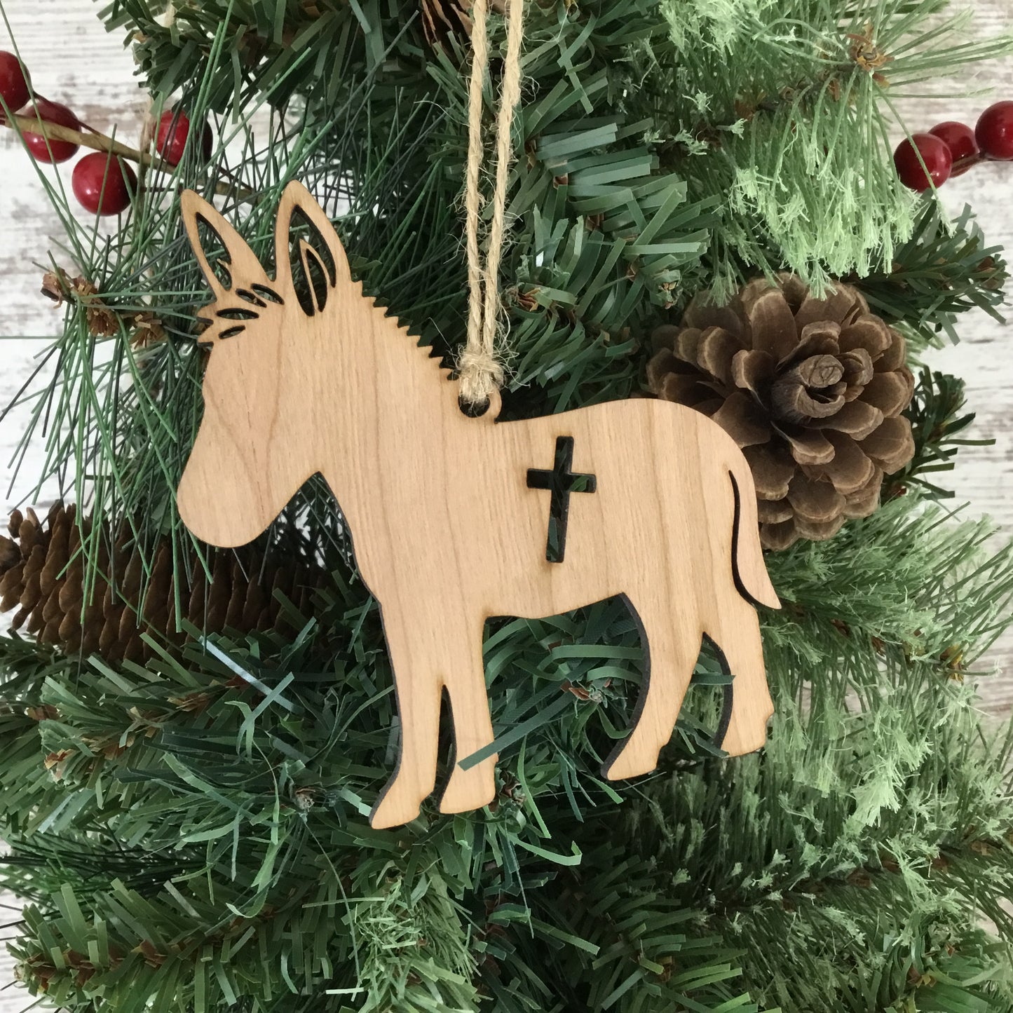 Donkey Story Card Ornament – The Story of the Donkey’s Cross