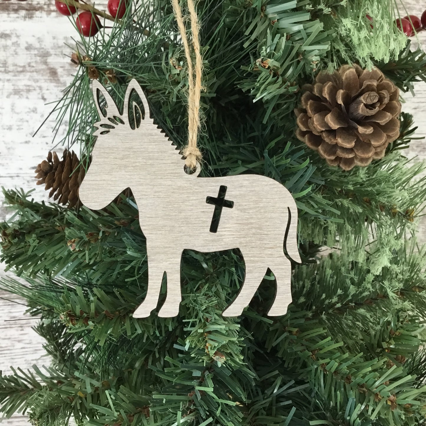 Donkey Story Card Ornament – The Story of the Donkey’s Cross