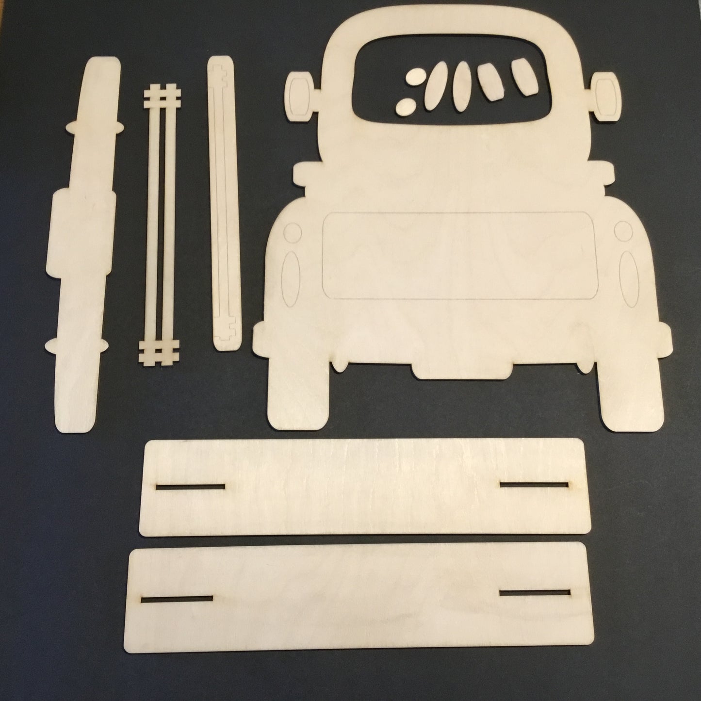 Interchangeable 12 inch Farmhouse Truck DIY Paint Kit