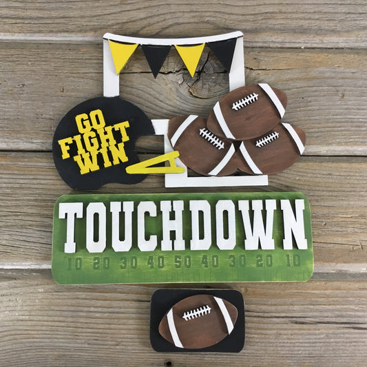 Football Insert for Interchangeable Farmhouse Truck DIY Paint Kit