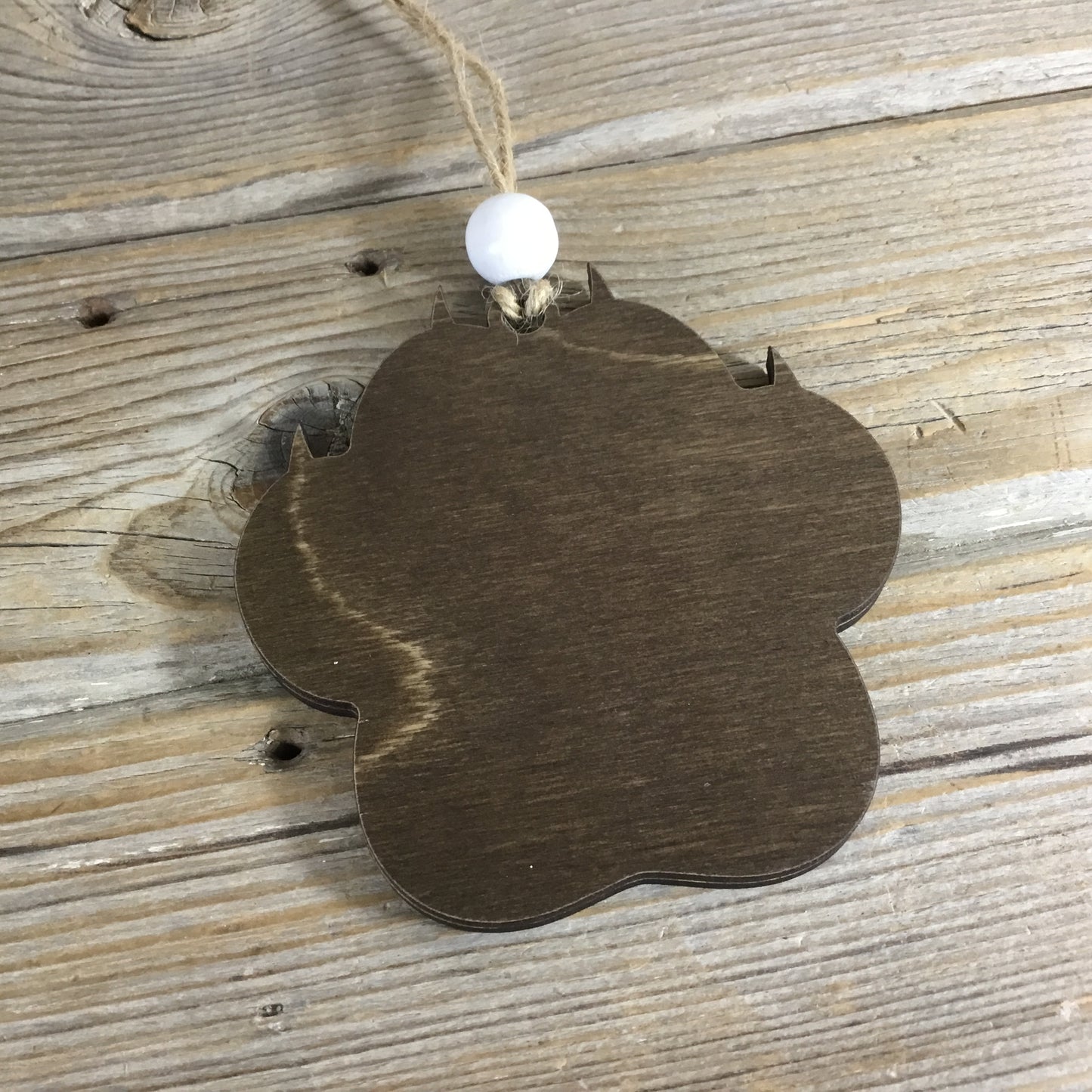 Personalized Name Cat Paw Print Ornament – Pet Keepsake or Custom Memorial