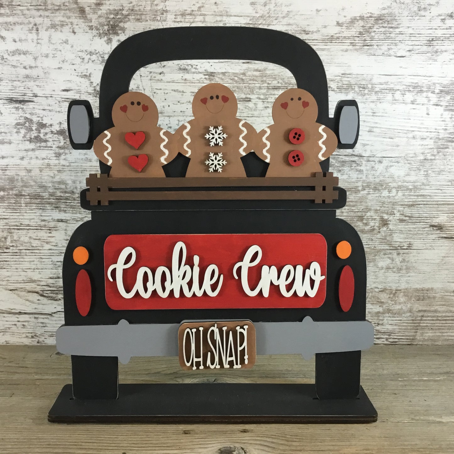 Cookie Crew Insert - Unpainted DIY Paint Kit for Interchangeable Decor