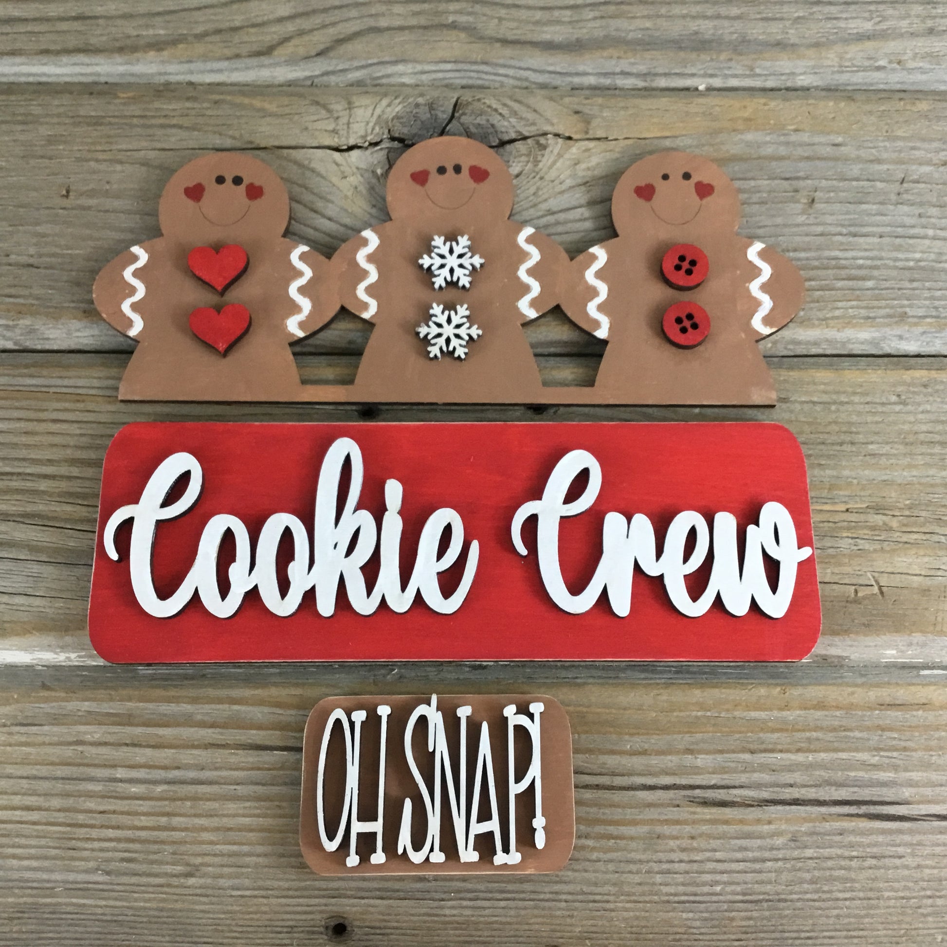 Cookie Crew Insert for Interchangeable Farmhouse Truck DIY Paint Kit