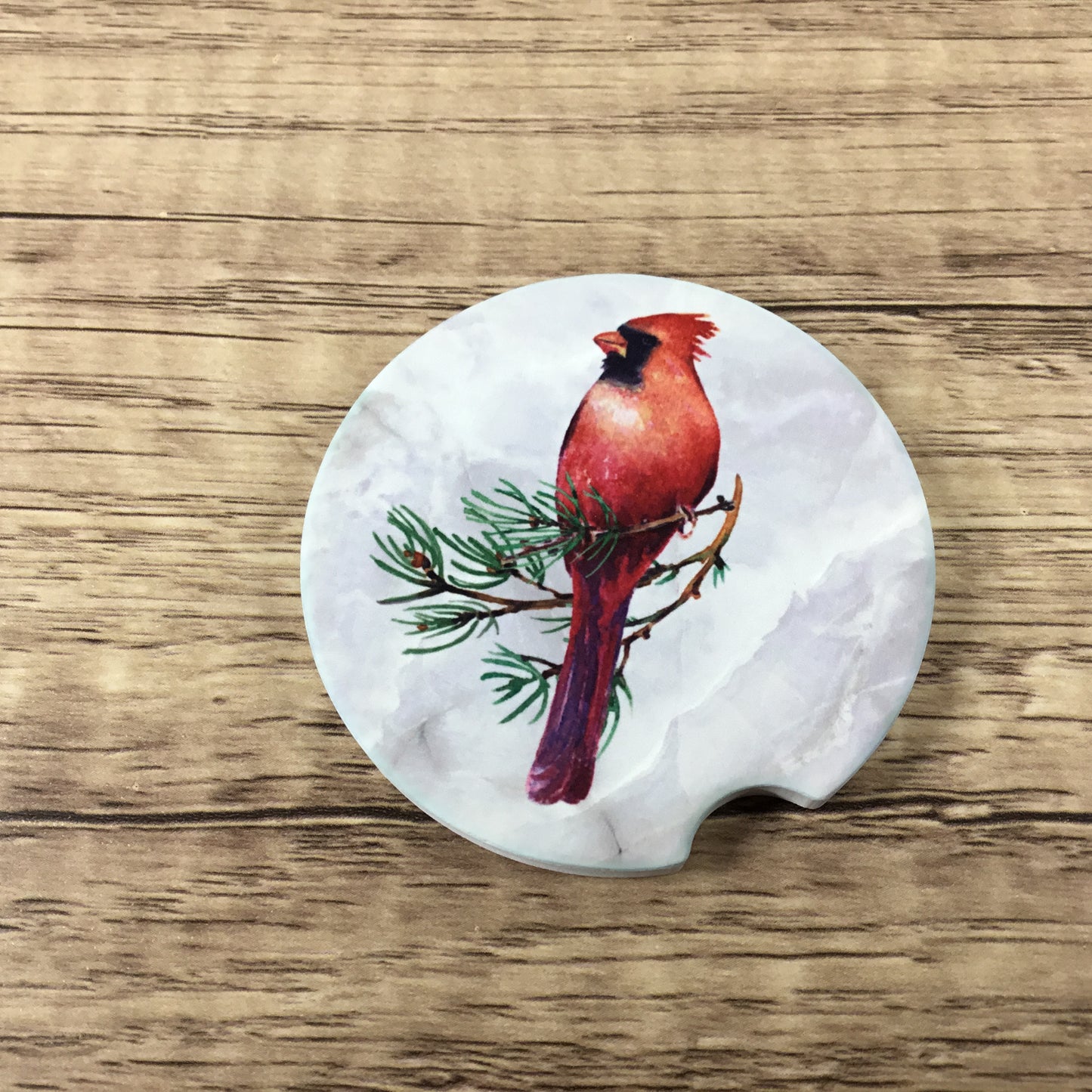 Cardinal Car Coasters Set of 2