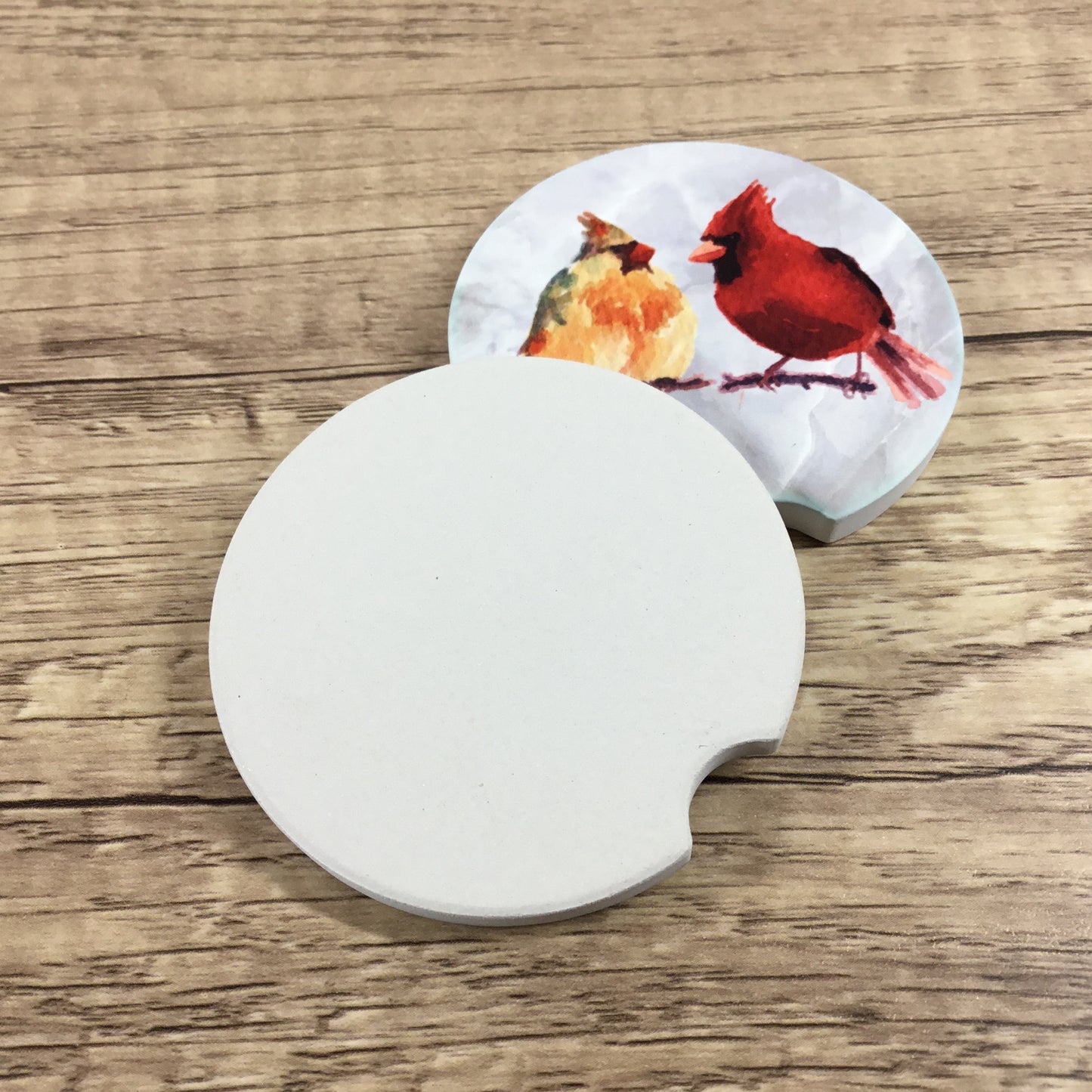 Cardinal Car Coasters Set of 2