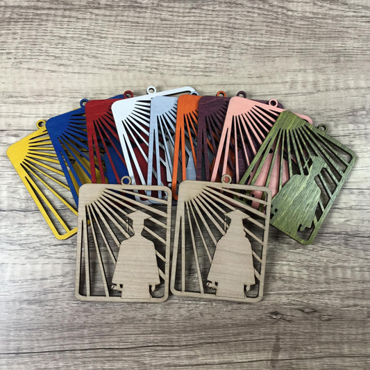 Graduation Story Card Ornament in all colors available 
