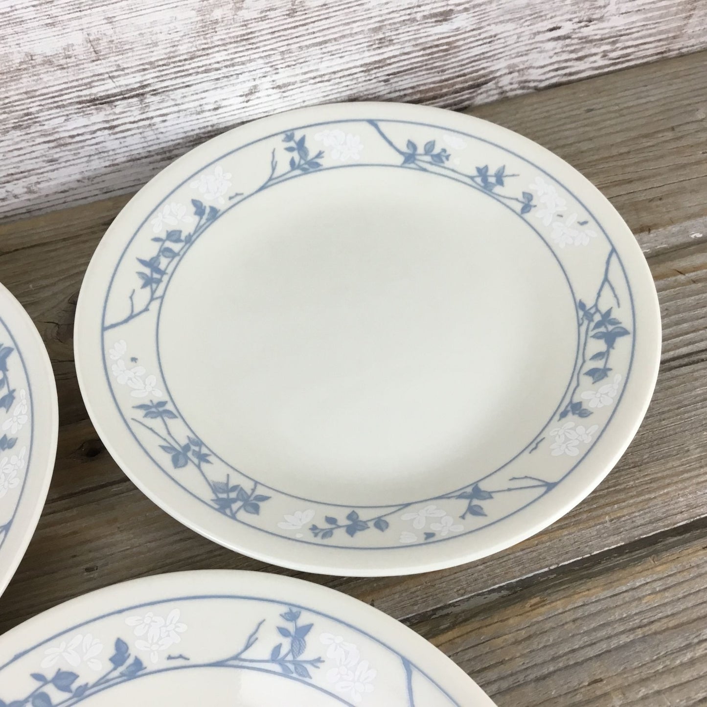 Set Of 3 Corelle First Of Spring Bread/Salad Plates 6.75" Beige/Sandstone & Blue