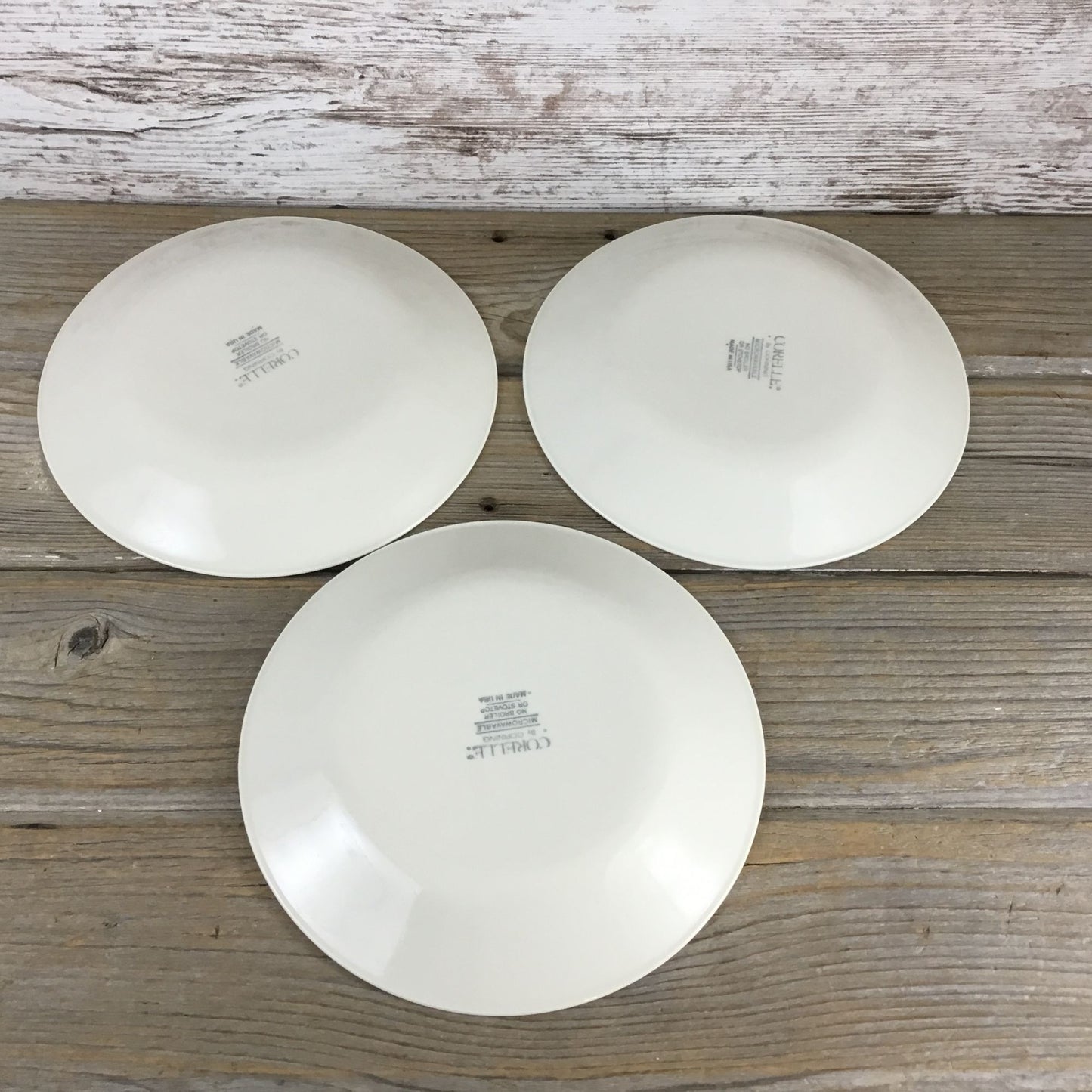 Set Of 3 Corelle First Of Spring Bread/Salad Plates 6.75" Beige/Sandstone & Blue