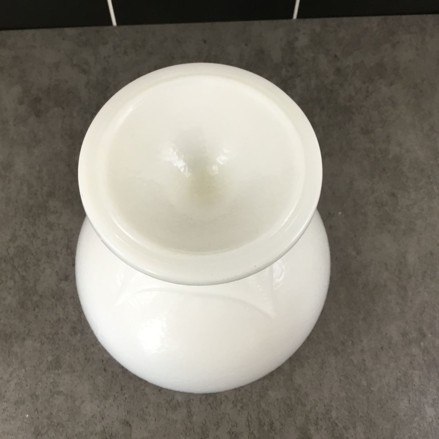Milk Glass Orange Peel Textured Footed Compote