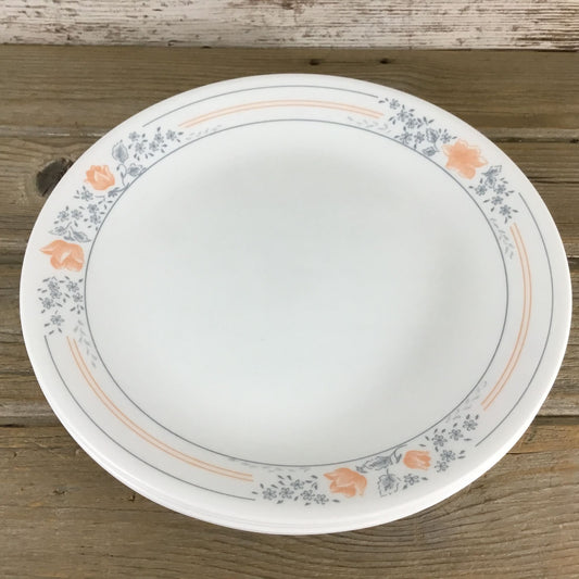 Set Of 4 Corelle Apricot Grove 10 1/4" Dinner Plates Floral Pattern 