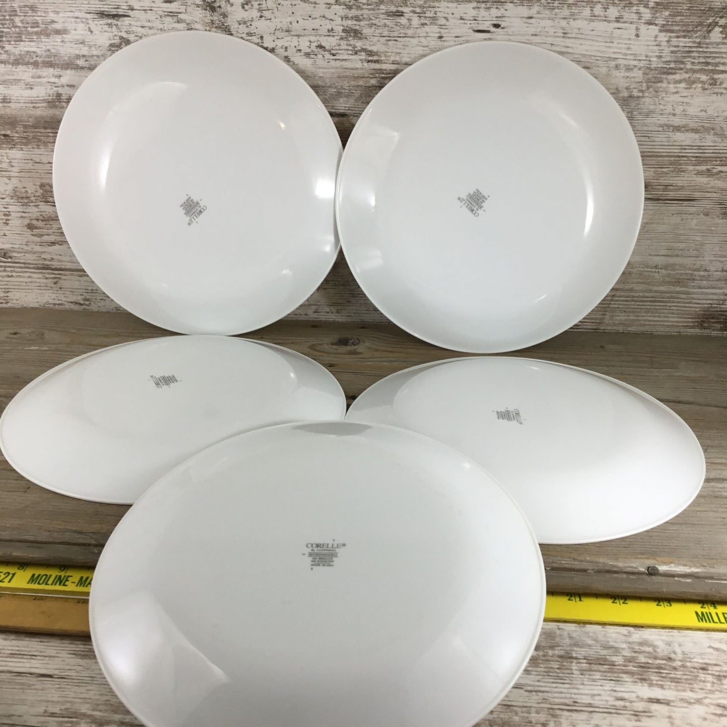 Set Of 5 Corelle Friendship Dinner Plates 10 1/4" Floral Pastel Pattern