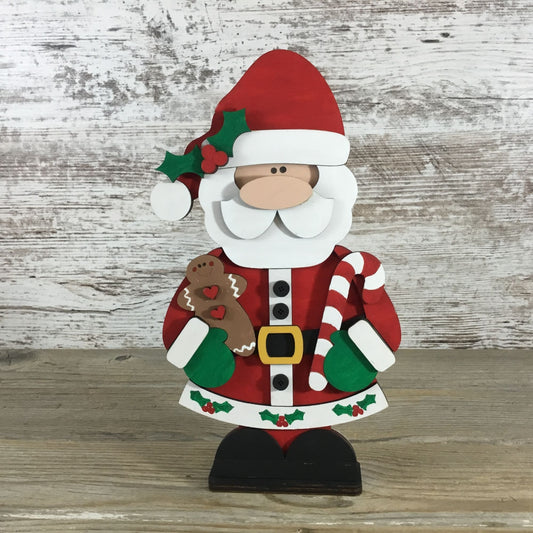 DIY Santa Claus Kit or Finished Santa Shelf Sitter